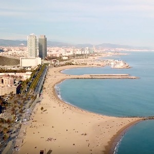 Барселонета (Barceloneta beach) в Барселоне