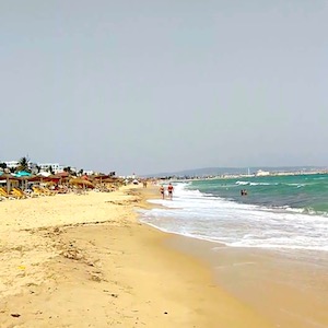 Пляж Ясмин Хаммамет (Yasmine Hammamet Beach) 